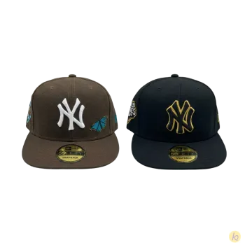 ny cap brown black