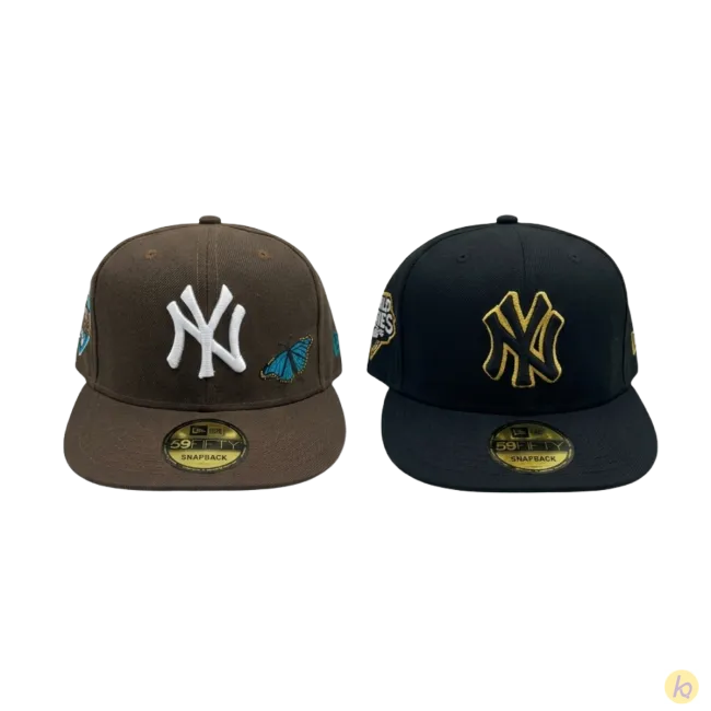 ny cap brown black